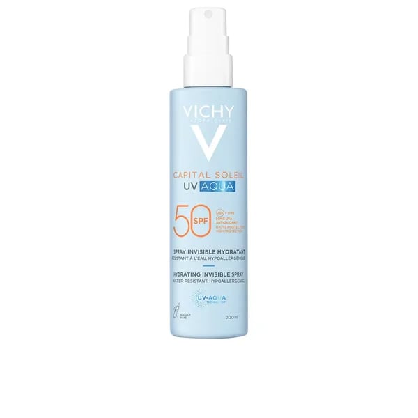 Vichy Capital Soleil UV Aqua Spray Hidratante Invisível SPF50 200ml
